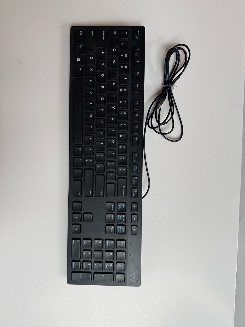 Dell KB216d2 Wired USB Business Office Desktop Keyboard Black Quiet Keys